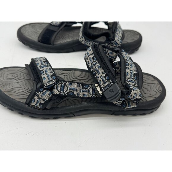Teva Womens Sport Sandals Size 9 Black Aztec Slingback Outdoor Casual Comfort - Picture 10 of 16